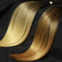 made in Federal Way, WA Custom blended hair extensions-Ombre hair extensions